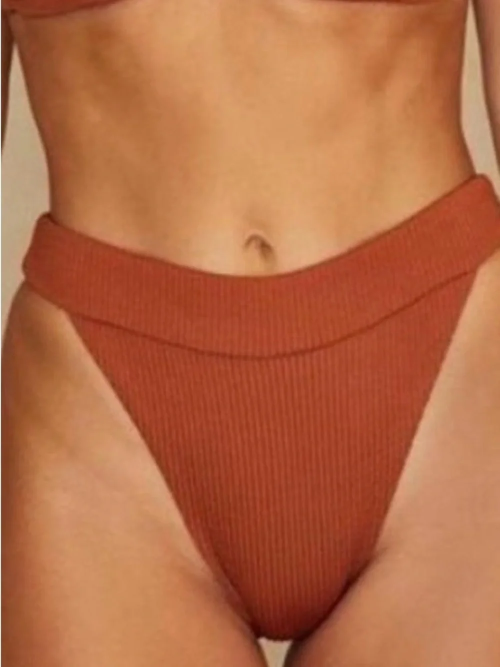 Monday Swimwear Argentina Bottom - Clay Crinkle